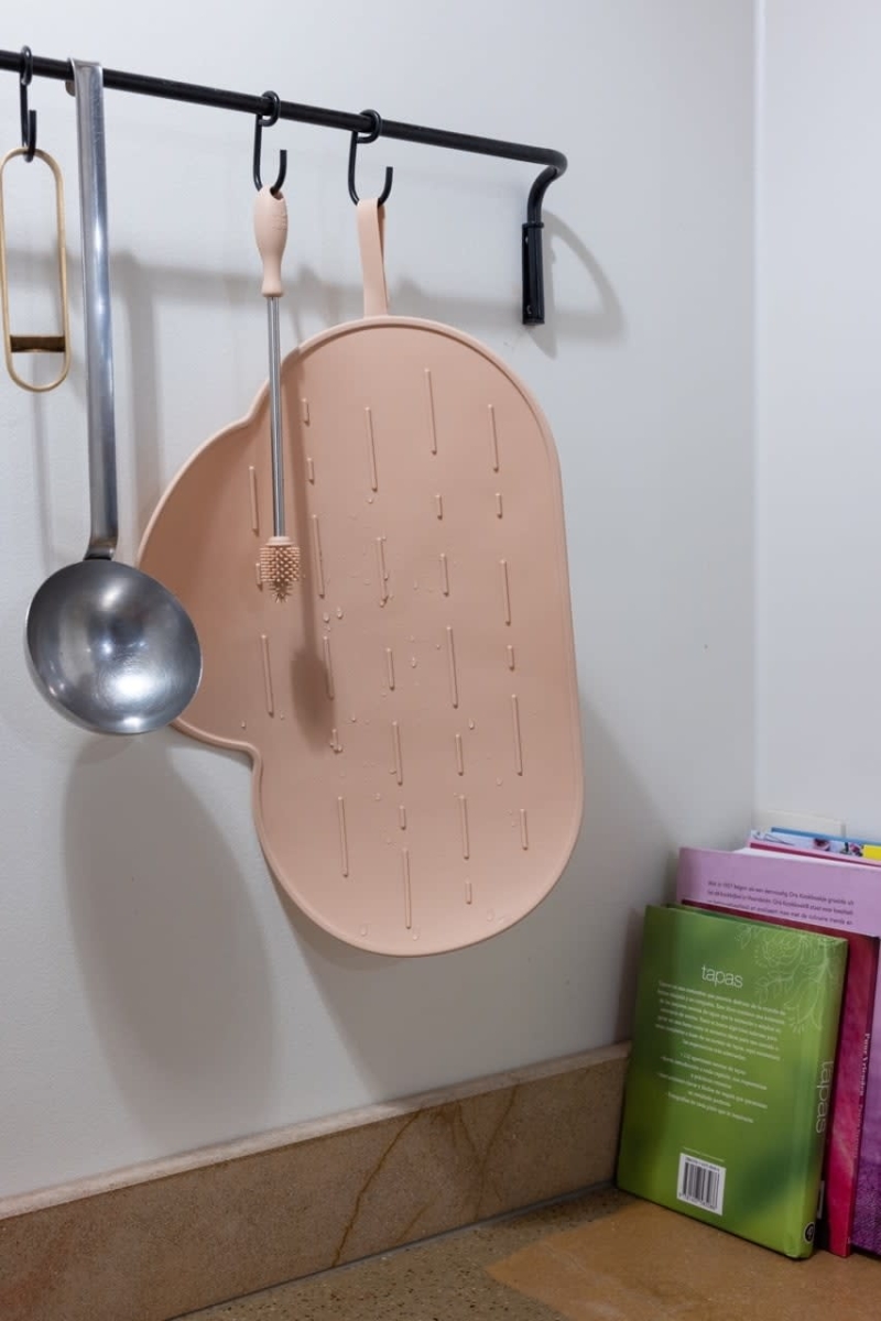 Baby on the Move - Yummy Clean Set - Afdruipmat en borstel - Blush