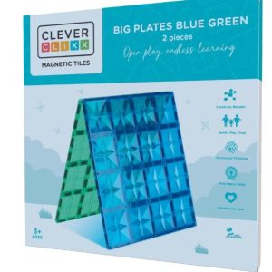 Big Plates Blue Green | 2 Stuks
