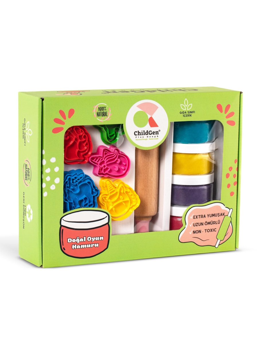 Childgen - Boetseerklei premium set - 100% natuurlijk - Unicorn