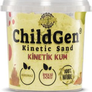 Childgen - Kinetisch zand (100% natuurlijk!) - 500g - Geel