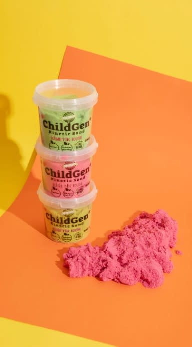 Childgen - Kinetisch zand (100% natuurlijk!) - 500g - Oranje