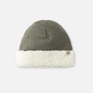 Cloby - Teddy mutsje - Forest Green - 0-6 m