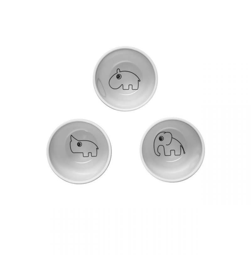 Done by Deer - Yummy mini mugs (3 pcs) - Grey