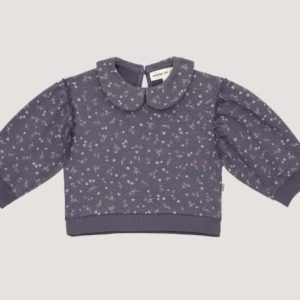 House of Jamie - Baby Collar Sweater: Stardust Golden Floral
