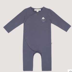 House of Jamie - Newborn Boys Babysuit: Stardust Blue