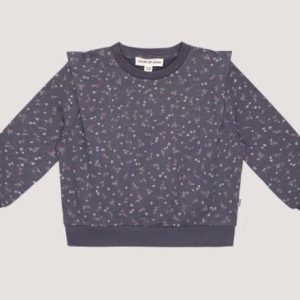 House of Jamie - Shoulder Sweater: Stardust Golden Floral