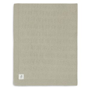 Jollein - Deken Ledikant 100x150cm Grain Knit Olive Green