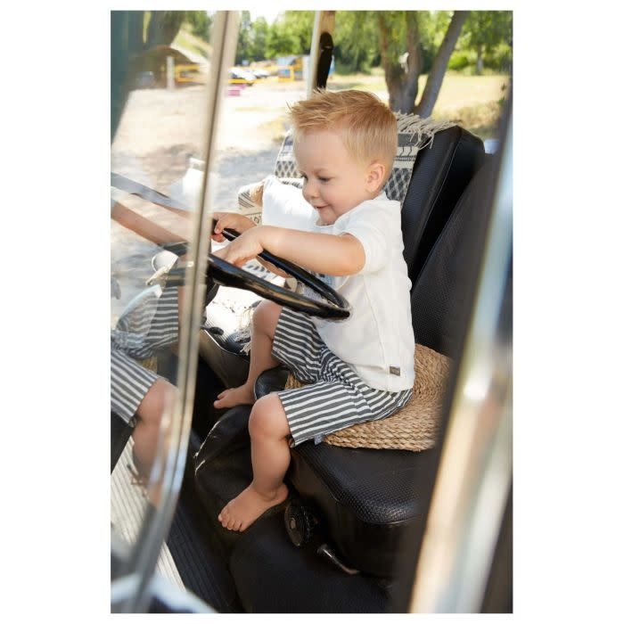 Lassig - Board Shorts - Stripes olive - 74/80