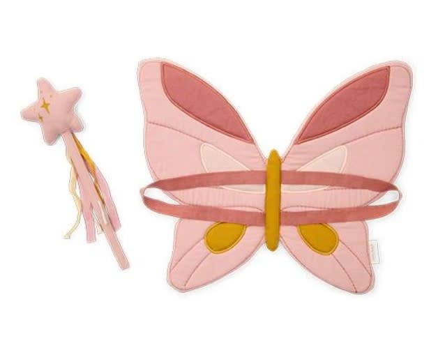 Little Dutch - Feeënvleugels en toverstaf - Roze - Fairy Garden