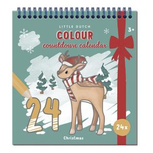 Little Dutch - Kleurboek Advent kalender - Meerkleurig