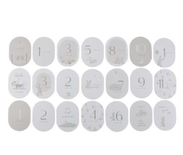 Little Dutch - Mijlpaalkaarten "Mijn eerste jaar" - Baby Bunny