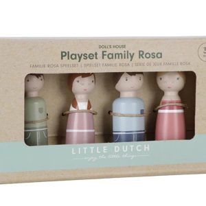 Little Dutch Toys - Uitbreidingsset poppenhuis - Familie Rosa