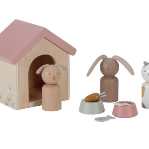 Little Dutch Toys - Uitbreidingsset poppenhuis - huisdieren