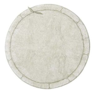 Lorena Canals - Wasbaar tapijt - Bamboo sensorial leaf (120 cm)