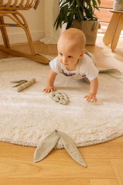 Lorena Canals - Wasbaar tapijt - Bamboo sensorial leaf (120 cm)