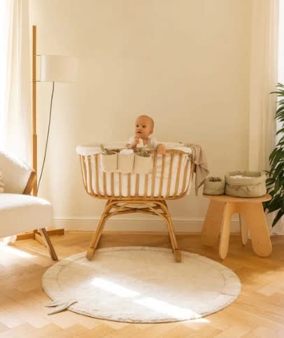 Lorena Canals - Wasbaar tapijt - Bamboo sensorial leaf (120 cm)