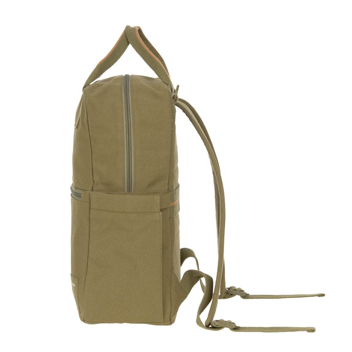 Lässig - Little One & Me Square Backpack Big GOTS olive