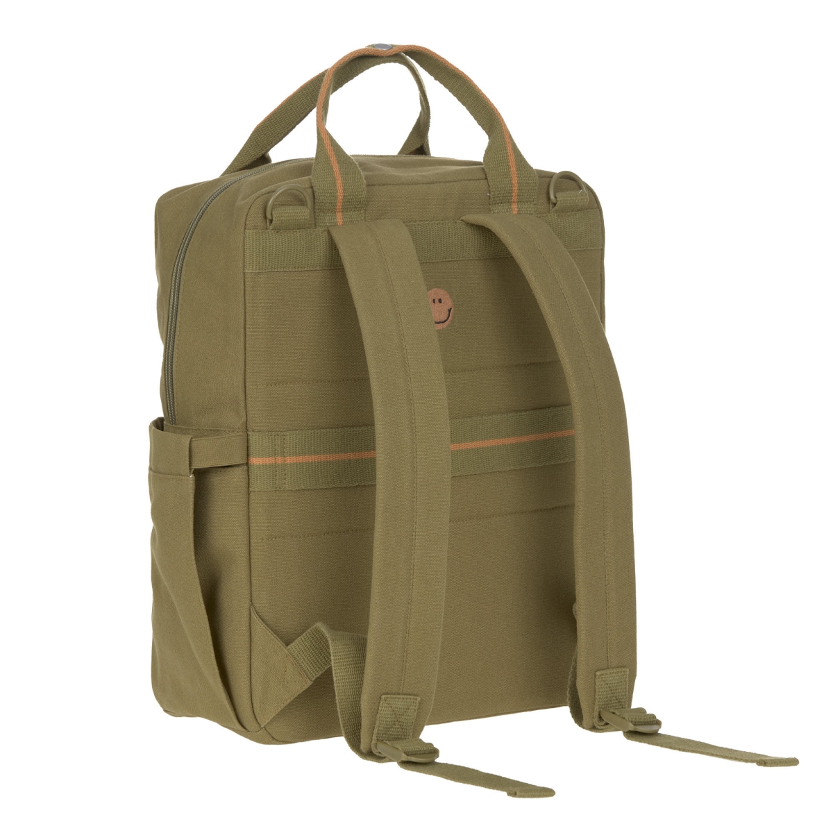 Lässig - Little One & Me Square Backpack Big GOTS olive