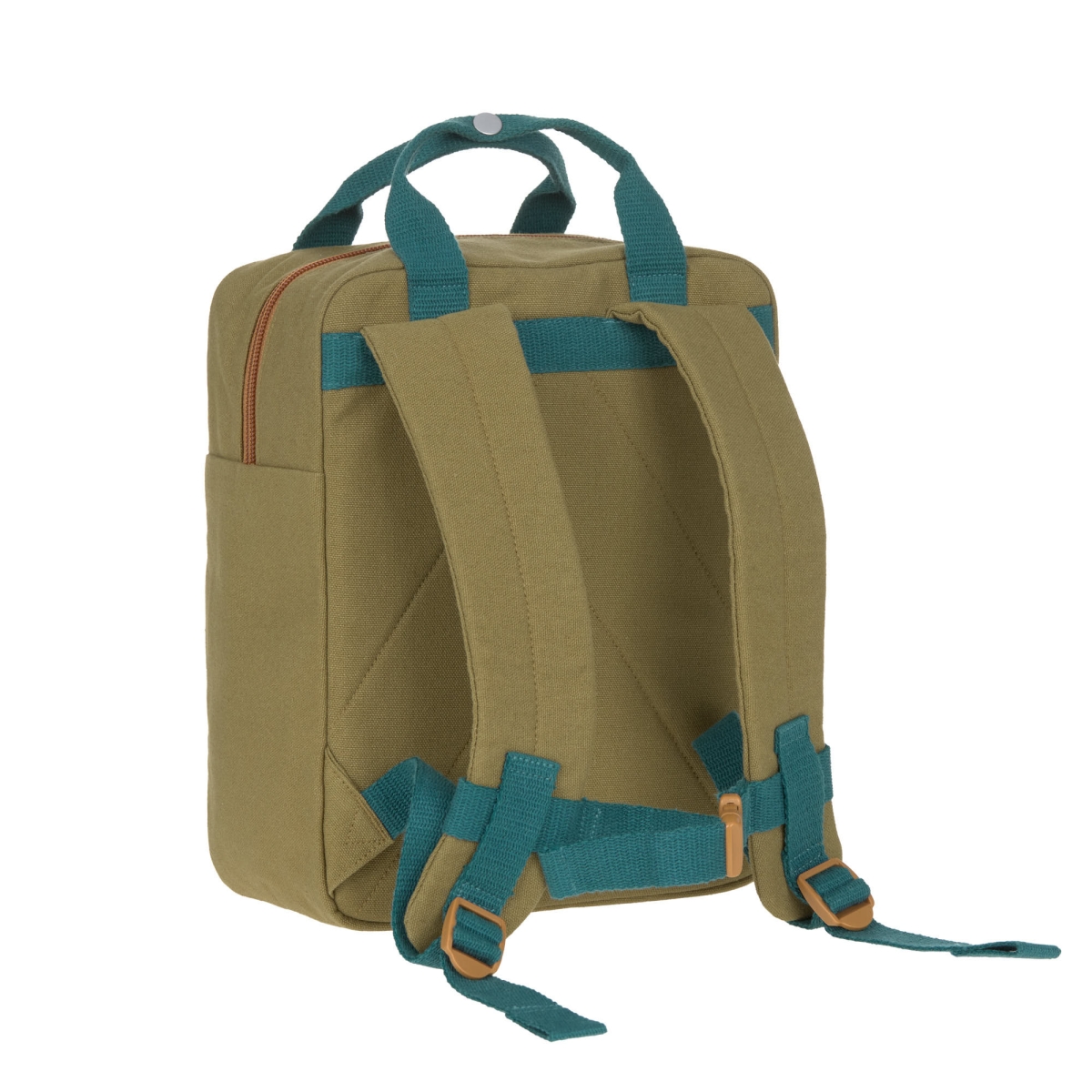 Lässig - Little One & Me Square Backpack Small GOTS olive