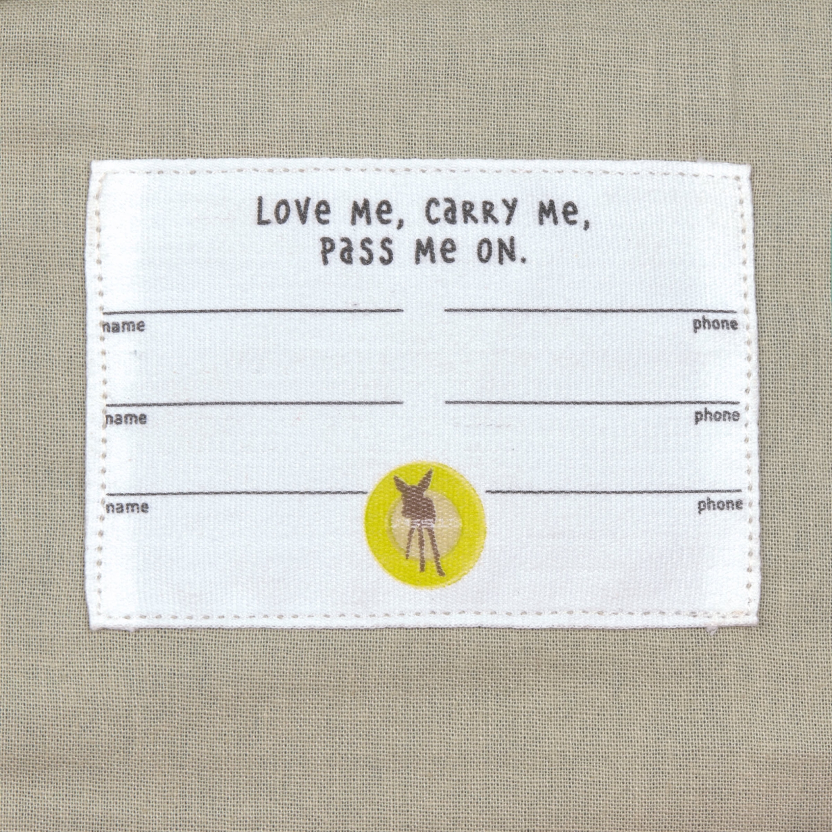 Lässig - Little One & Me Square Backpack Small GOTS olive