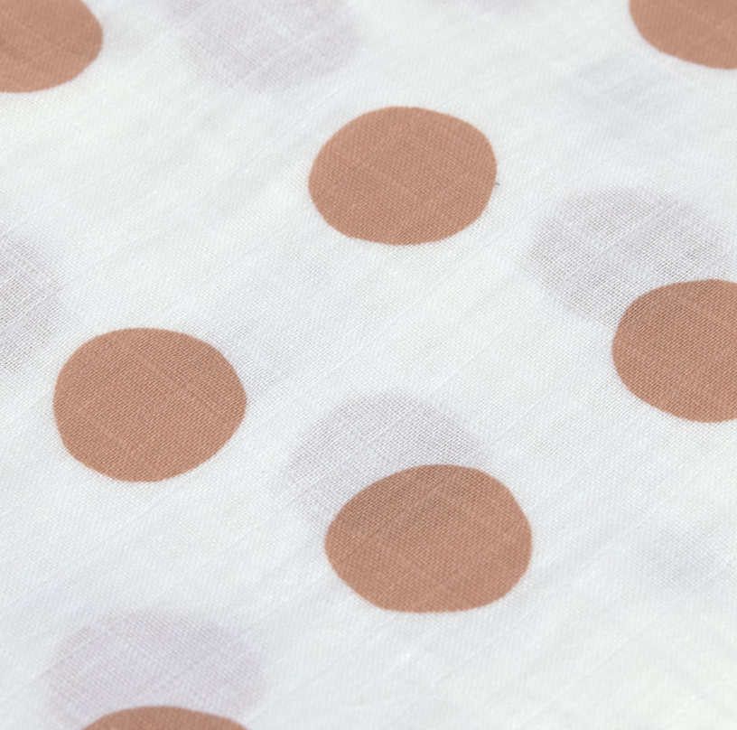 Lässig - Swaddle & Burp Blanket L Tiny Smile maple,, 3 pcs ass., 85 x 85 cm