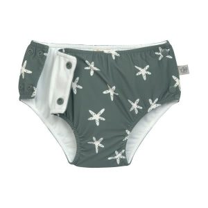 Lässig - UV-werende en wasbare zwemluier - Starfish deep olive