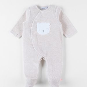 Noukie's - Corduroy fluwelen pyjama, beer