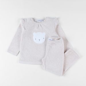 Noukie's - Corduroy fluwelen pyjama, beer 18M