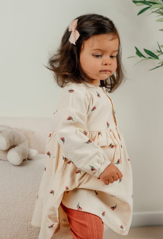 Noukie's - Corduroy jurkje en legging in geribde jersey