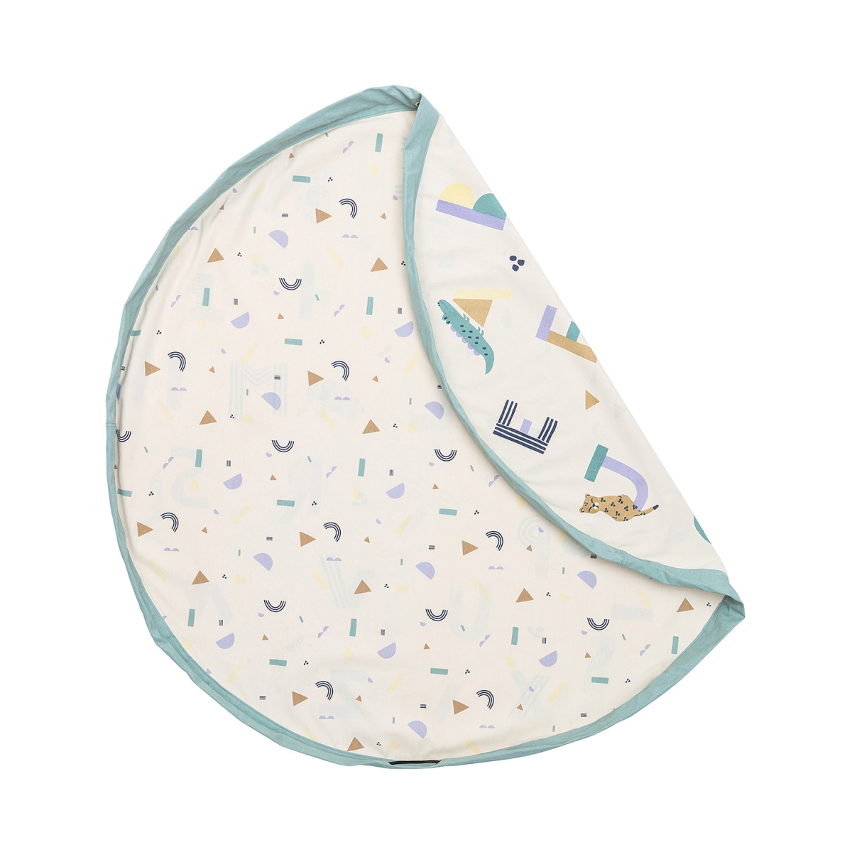 Play & Go - Speeltapijt/Opbergzak Animal alphanet - 140 cm