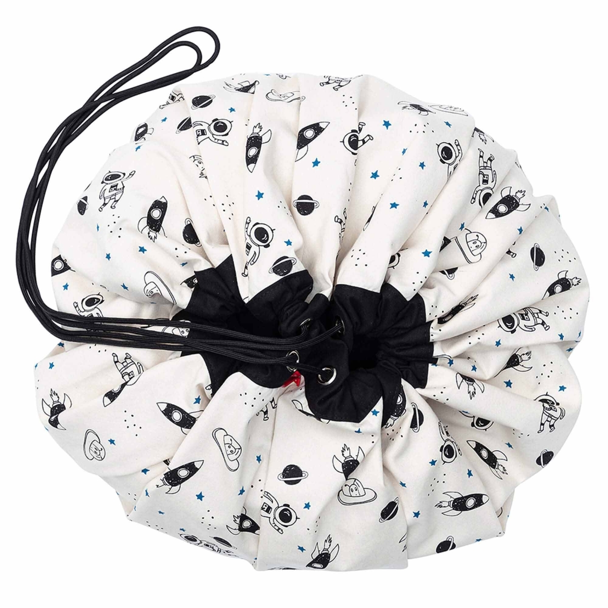 Play & Go - Speeltapijt/Opbergzak Space_ glow in the dark - 140 cm