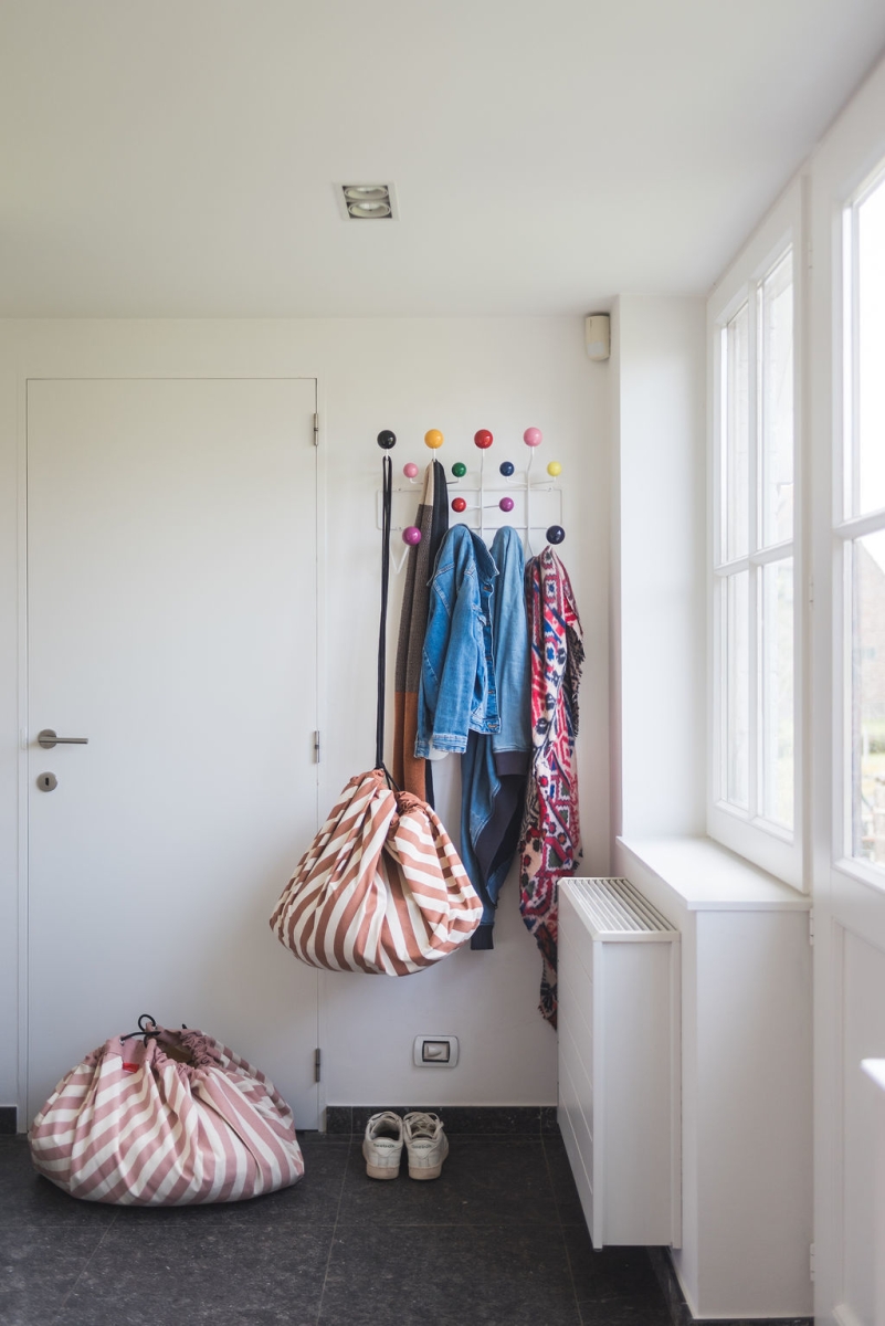 Play & Go - Speeltapijt/Opbergzak Stripes Brown - 140 cm