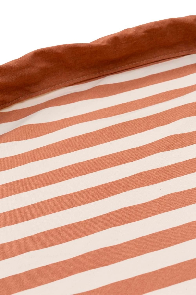 Play & Go - Speeltapijt/Opbergzak Stripes Brown - 140 cm