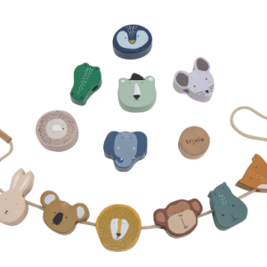 Trixie - Houten dieren rijgkralen