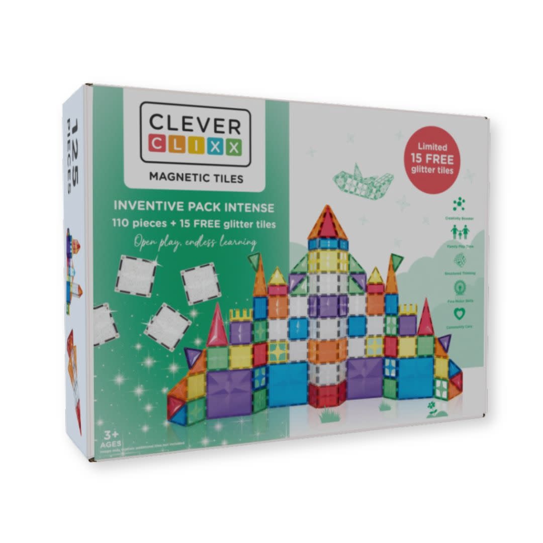 Cleverclixx - Inventive Pack Intense | 110 Stuks + 15 GRATIS glitter tegels
