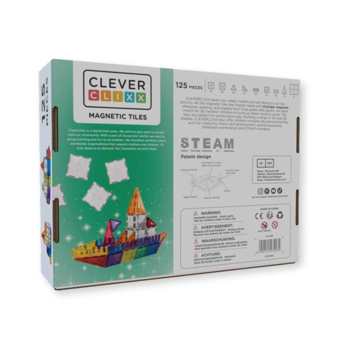 Cleverclixx - Inventive Pack Intense | 110 Stuks + 15 GRATIS glitter tegels