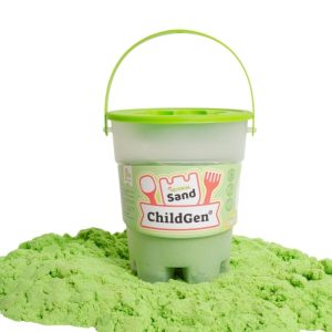 Childgen - Kinetisch zand (100% natuurlijk!) - 500g - Groen