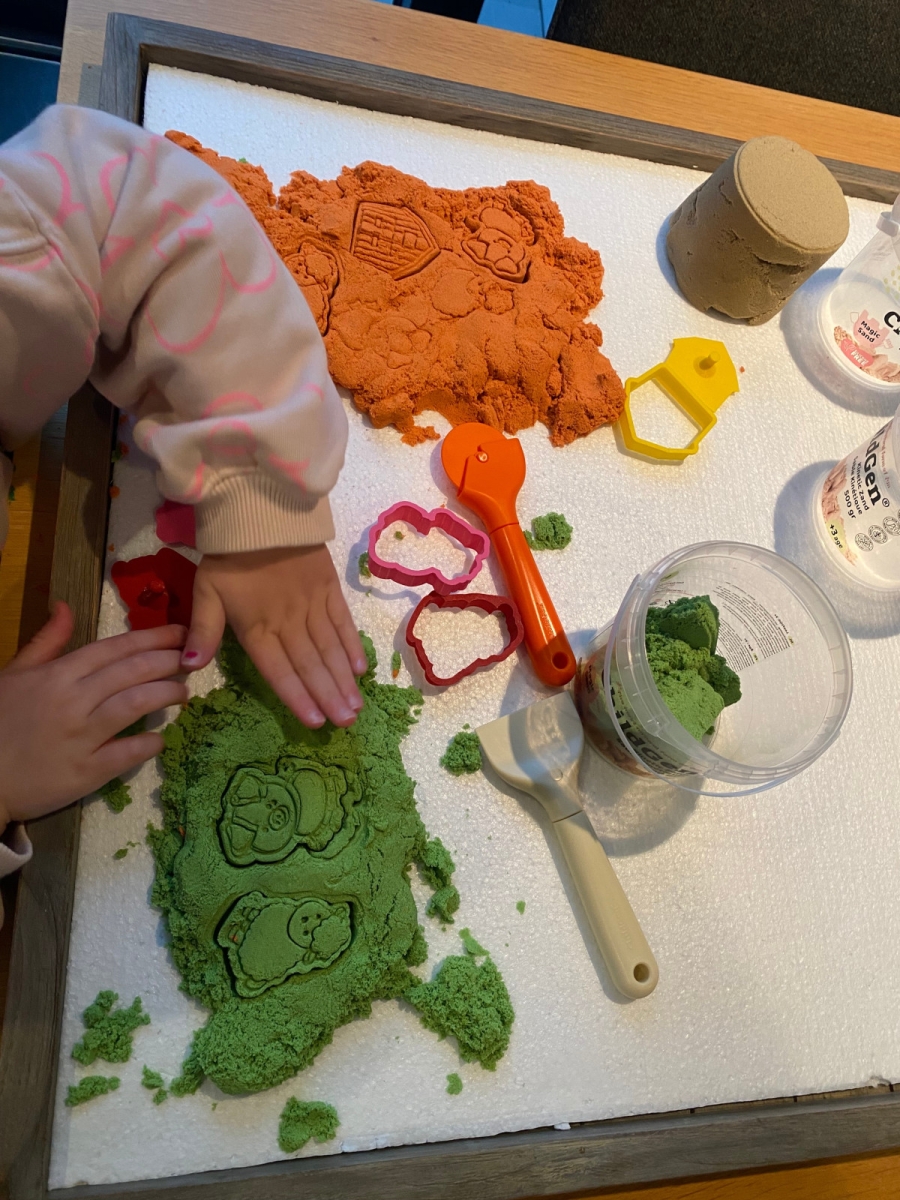 Childgen - Kinetisch zand (100% natuurlijk!) - 500g - Groen