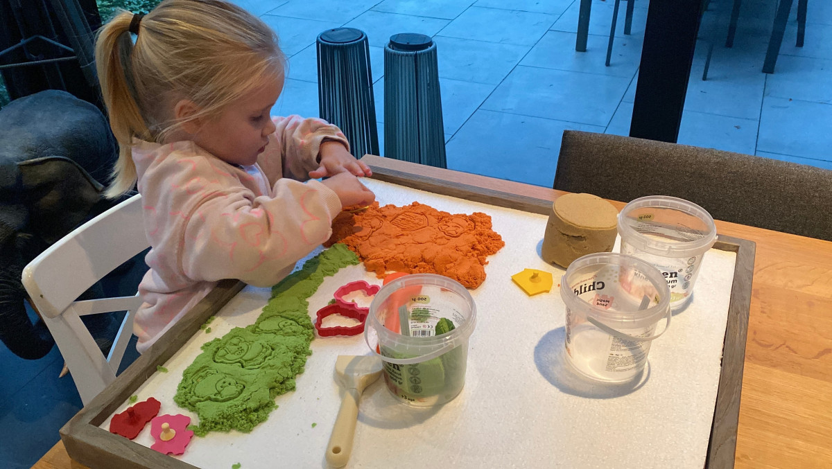 Childgen - Kinetisch zand (100% natuurlijk!) - 500g - Groen