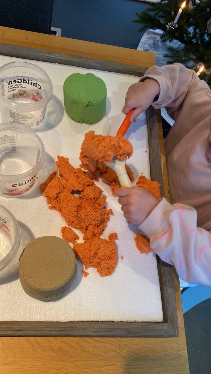 Childgen - Kinetisch zand (100% natuurlijk!) - 500g - Naturel