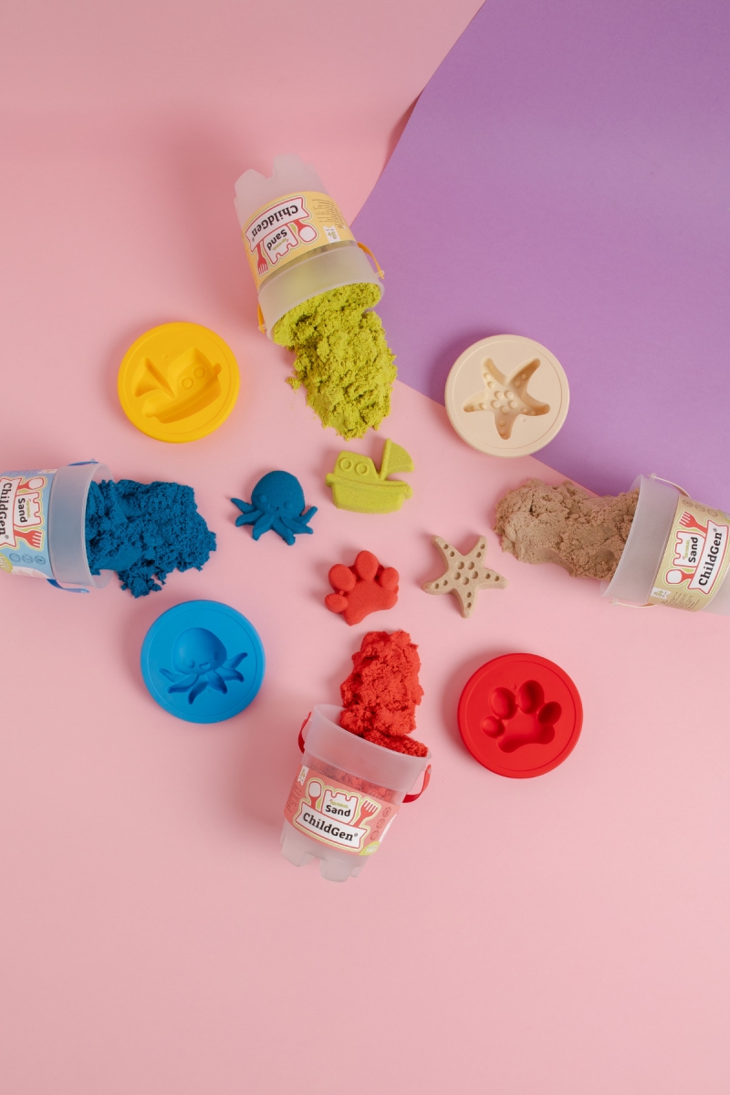 Childgen - Kinetisch zand (100% natuurlijk!) - 500g - Naturel