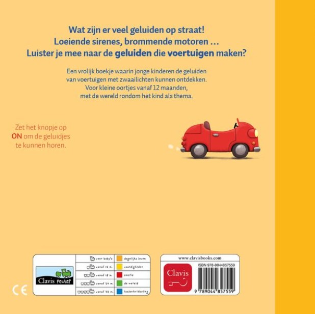 Clavis - Geluidenboekje - Dag brandweerwagen en andere voertuigen