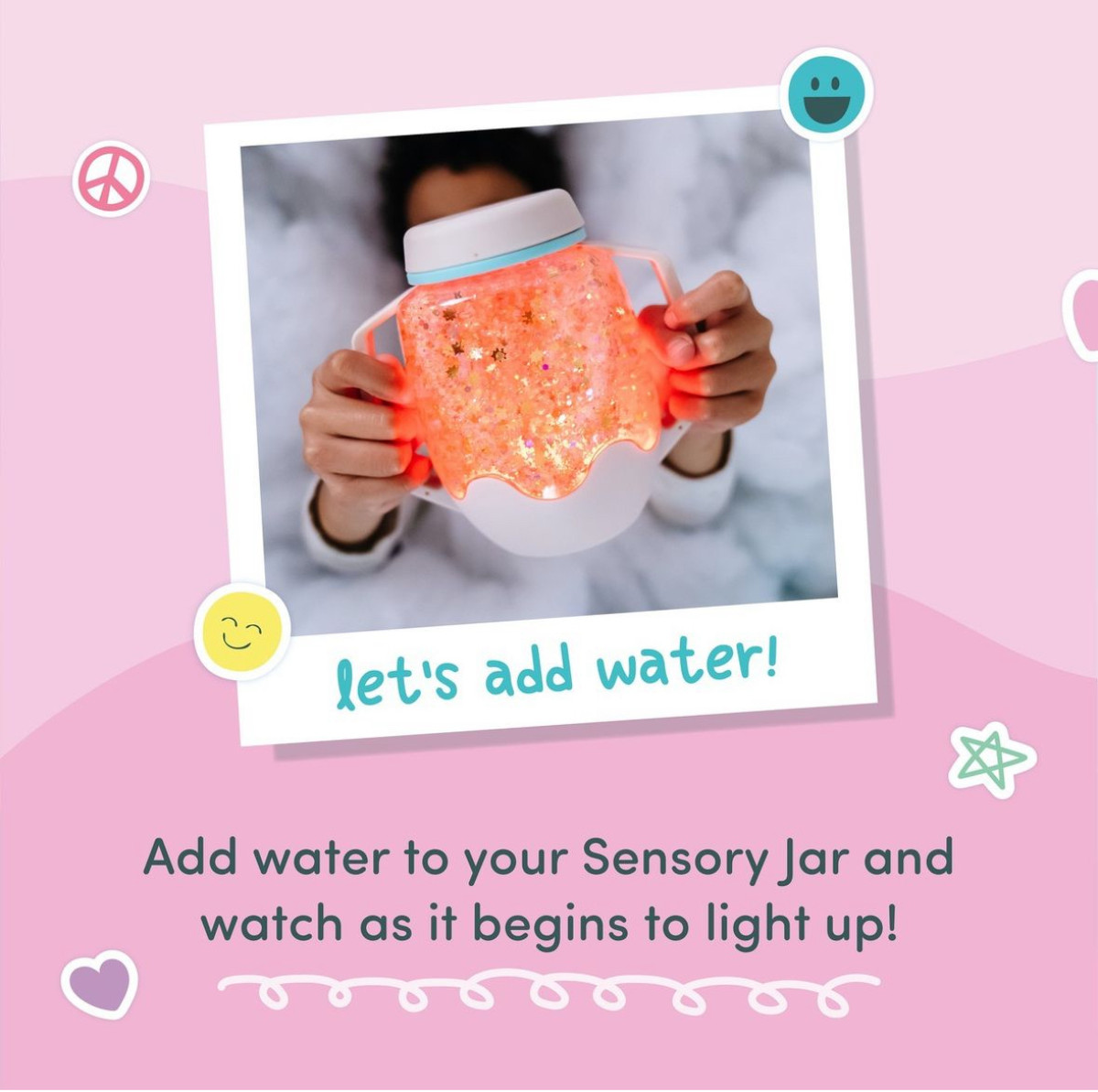 Glopals - Sensory play cup - Coral