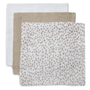 Jollein - Monddoekje Hydrofiel Dotted (3pack)