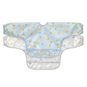 Lässig - Long Sleeve Bib 2 pcs Happy Fruits Lemon