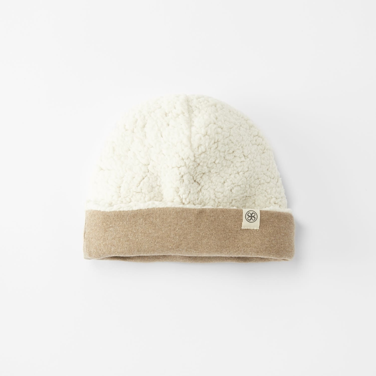 Cloby - Teddy mutsje - Brown - 0-6 m