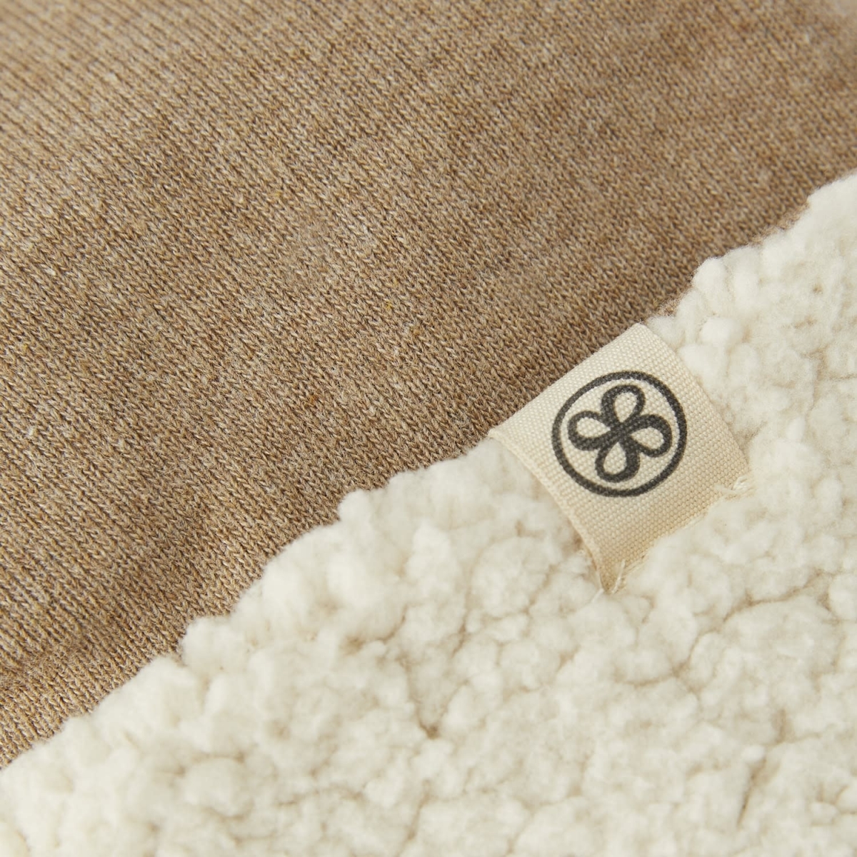 Cloby - Teddy mutsje - Brown - 0-6 m