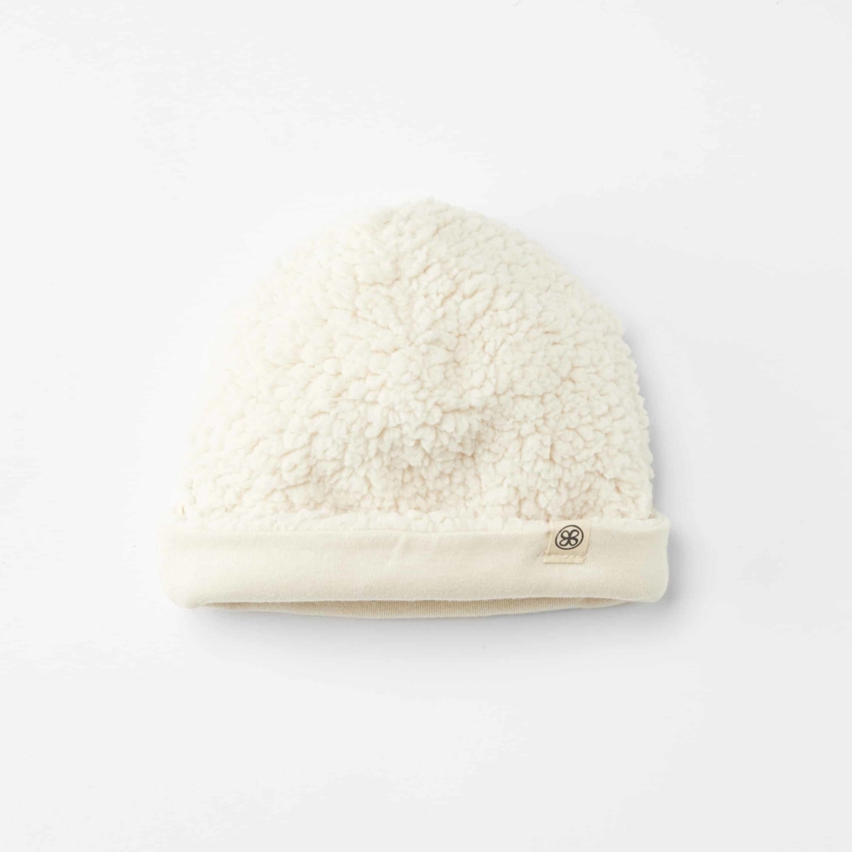 Cloby - Teddy mutsje - Off White - 6-12 m