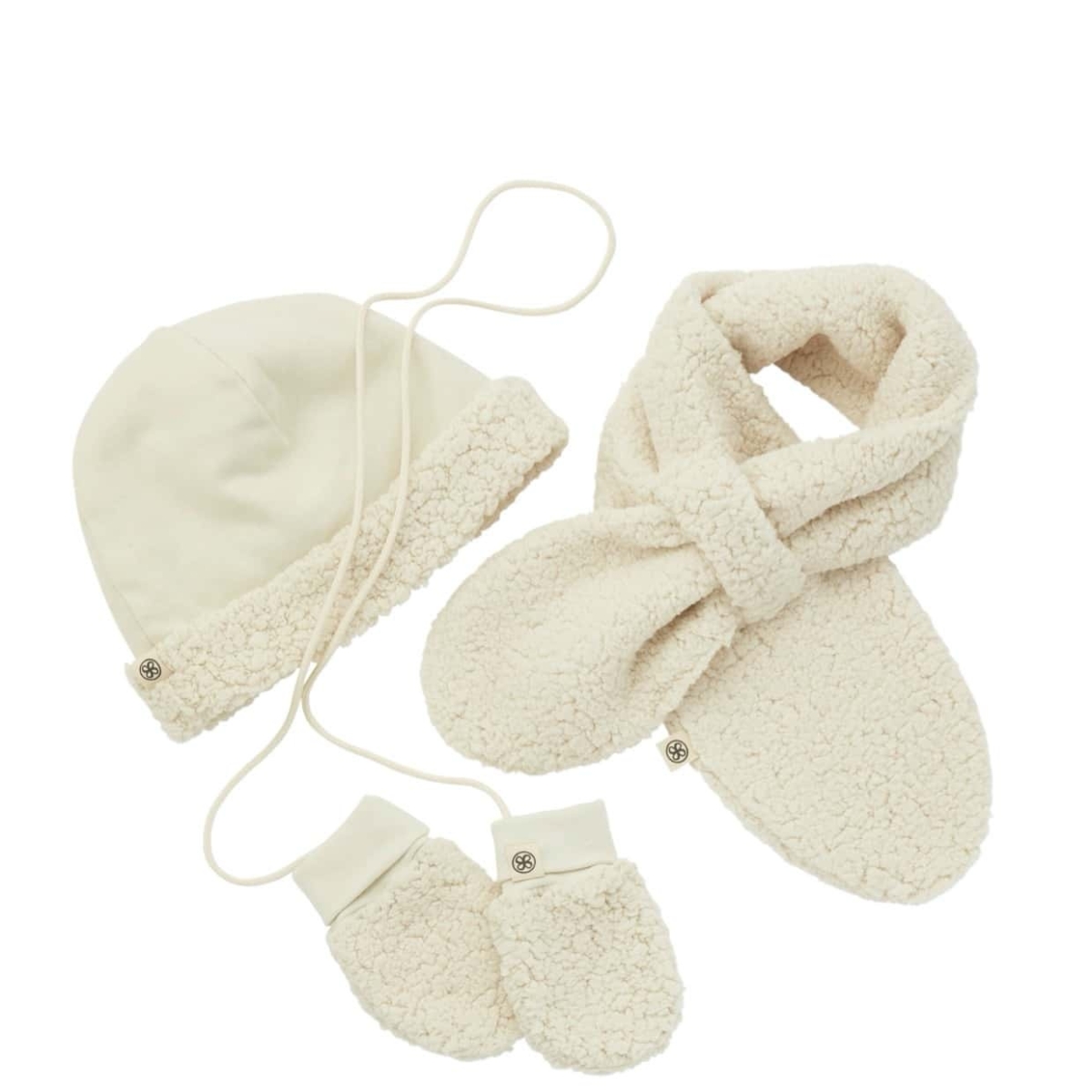 Cloby - Teddy wantjes - Off White - 6-12m