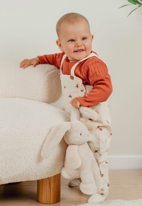 Noukie's - Salopette en t-shirt set in jersey met bloemetjesmotief